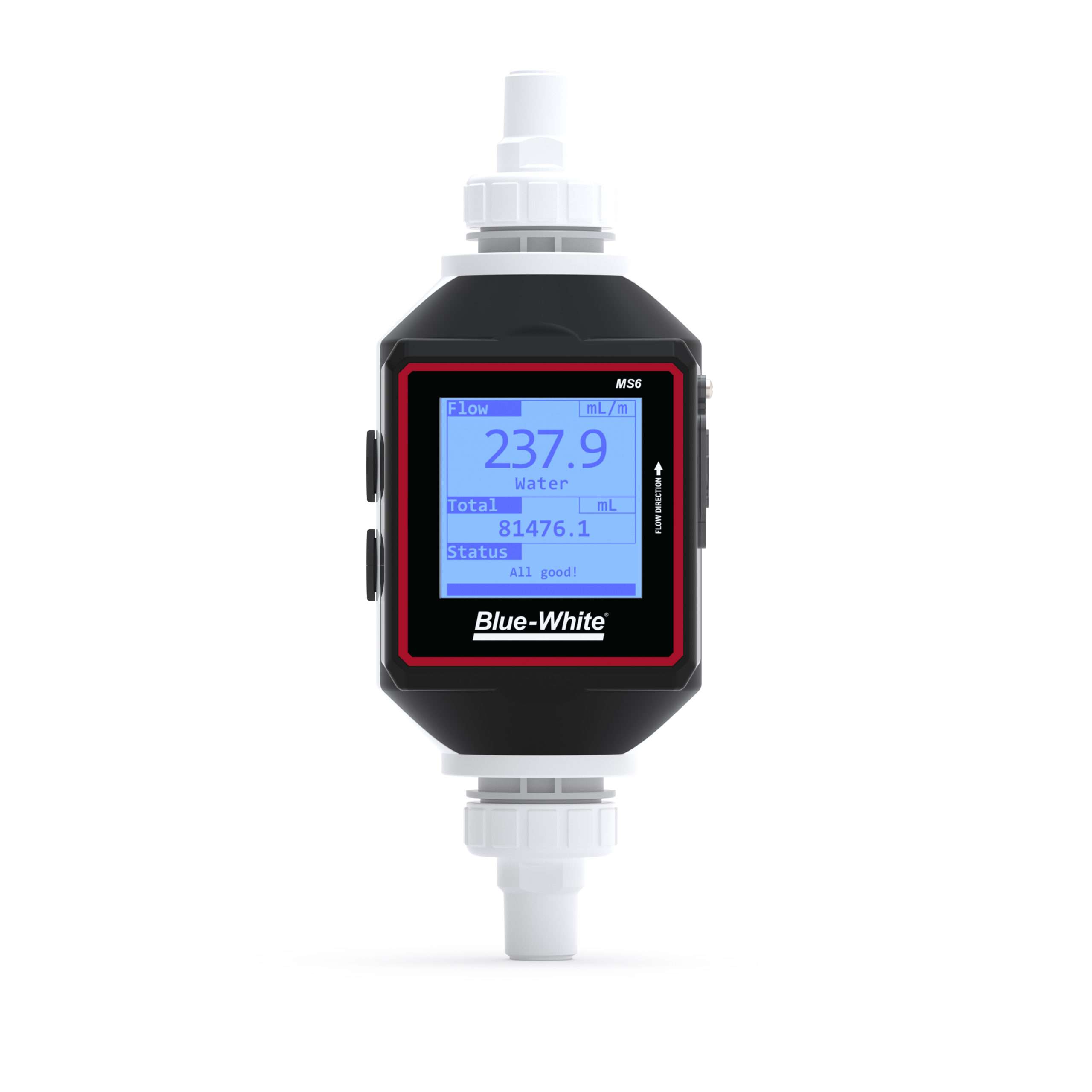 Blue-White SONIC-PRO MS6 ultrasonic chemical-feed flow meter