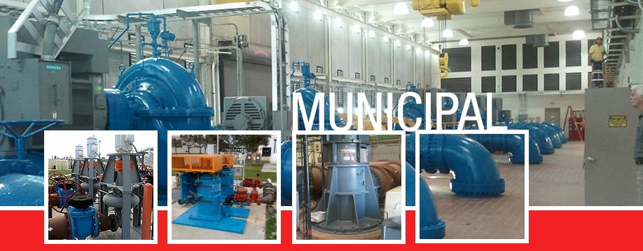 Municipal pumping equipment