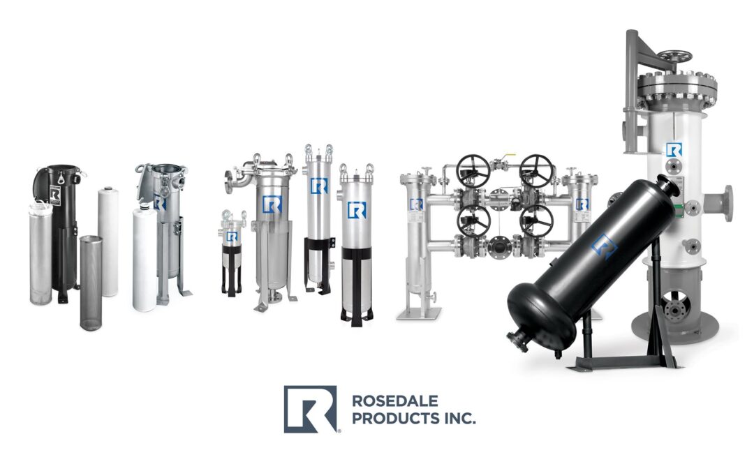 Trusted Filtration Solutions from Rosedale Products, Available Through Hudson Pump & Equipment