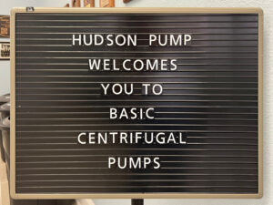 Hudson Pump Seminar - Basic Centrifugal Pumps